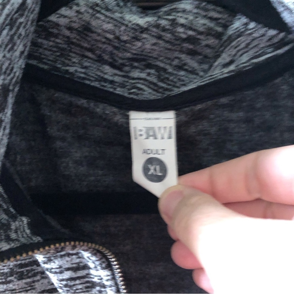 BAW gray heather pull over 1/4 zip fleece in size XL - Picture 5 of 7